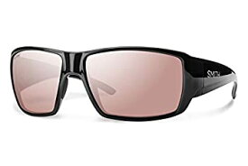 【中古】【輸入品・未使用】SMITH GCGPPIGBLK Men's Black Frame Pink Lens Wrap Polarized Sunglasses