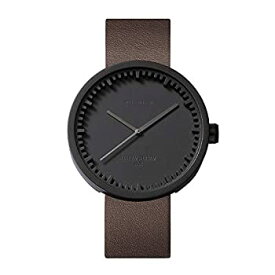 【中古】【輸入品・未使用】LEFF amsterdam D42 クォーツウォッチ ステンレススチール 42mm ブラックケース 42mm ブラウン