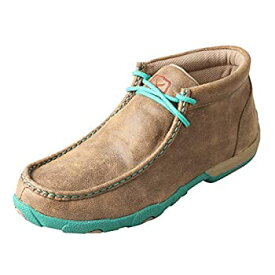 【中古】【輸入品・未使用】(8.5 B(M) US%カンマ% Bomber) - Twisted X Women's Driving Moccasin Bomber Turquoise