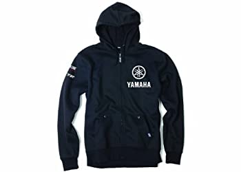 Factory Effex ジップアップスウェットシャツ ヤマハの音叉のロゴ入り X-Large ブラック 16-88256