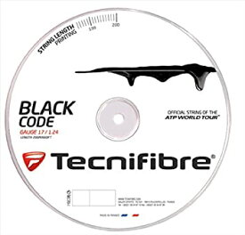 【中古】【輸入品・未使用】テクニファイバー(Tecnifibre) BLACK CODEゲージ 1.24mmロール200m TFR504