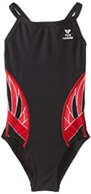 【中古】【輸入品・未使用】(22%カンマ% Black/Red) - TYR SPORT Girl's Phoenix Splice Diamondfit Swimsuit