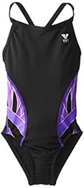 【中古】【輸入品・未使用】(22%カンマ% Black/Purple) - TYR SPORT Girl's Phoenix Splice Diamondfit Swimsuit