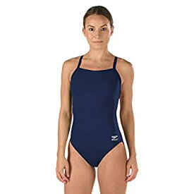 【中古】【輸入品・未使用】Speedo 819016?Womens Solid Endurance Flybackトレーニングスーツ、Nautical Navy、26