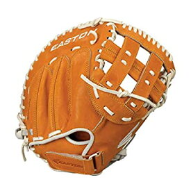 【中古】【輸入品・未使用】Easton プロ仕様 ファストピッチコレクション 野球グローブ 右利き用 34インチ ミッドナイトブラウン キャッチャーミット