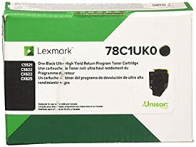 【中古】【輸入品・未使用】Lexmark 78C1UK0 Black Ultra High Yield Return Program Toner Cartridge