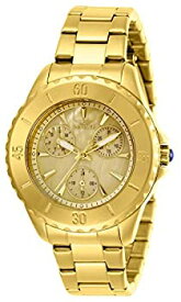 【中古】【輸入品・未使用】Invicta Women's Angel Gold-Tone Steel Bracelet & Case Quartz Analog Watch 29107