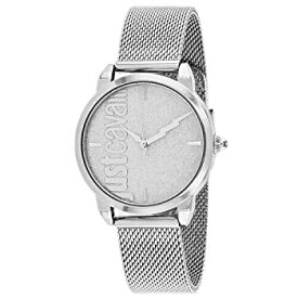 【中古】【輸入品・未使用】Just Cavalli Women's Tenue Steel Bracelet Case Quartz Silver-Tone Dial Watch JC1L079M0075