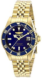 【中古】【輸入品・未使用】Invicta Women's PRO DIVER Gold-Tone Steel Bracelet & Case Quartz Blue Dial Analog Watch 29191
