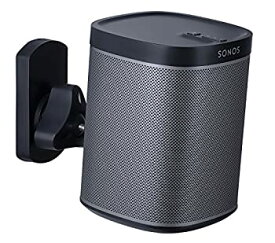 【中古】【輸入品・未使用】Mount-It! SONOS スピーカーマウント 壁ブラケット SONOS Play:1 SONOS Play:3 傾き / 回転調整可能 ブラック 22ポンド 容量 MI-SP08 (SONOS ONE