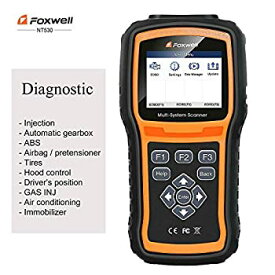 【中古】【輸入品・未使用】FOXWELL NT530 メルセデスベンツ マルチシステム OBD2 診断スキャナー 読み取り消去エラーコード