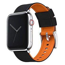 【中古】【輸入品・未使用】BARTON 腕時計バンド - エリートシリコン腕時計ストラップ - ブラックPVDハードウェア&アダプター - クイックリリース - 色とサイズ選択 - すべ