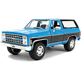 【中古】【輸入品・未使用】Jada Toys Just Trucks 1:24 1980 シボレー ブレザー K5 ダイカストカー ブルー/ブラック 子供と大人のおもちゃ