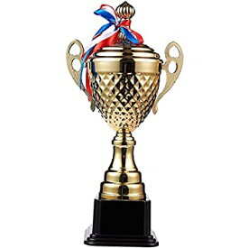 【中古】【輸入品・未使用】Juvale トロフィーカップ 大型スポーツトーナメント 競技用 ゴールド 7.5 x 15.2 x 5インチ