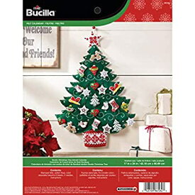 【中古】【輸入品・未使用】Bucilla Nordic Tree Advent Calendar Felt Applique Kit by Bucilla