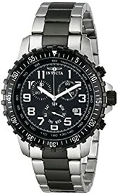 【中古】【輸入品・未使用】Invicta Men's 1326 Invicta II Chronograph Black Dial Two-Tone Stainless Steel Watch