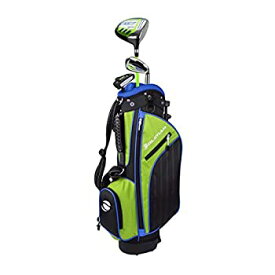 【中古】【輸入品・未使用】Orlimar Golf ATS ジュニアボーイズ ゴルフセット バッグ付き 右手左手用 対象年齢3~5歳 ライム/ブルー (クラブ3個)