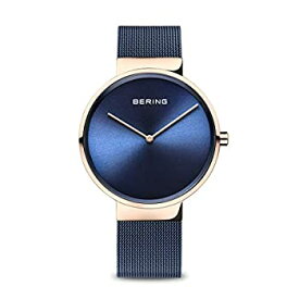 【中古】【輸入品・未使用】BERING ユニセックス アナログクォーツ腕時計 ステンレススチールストラップ付き 7020-6smd-39mm ブルー