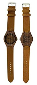 【中古】【輸入品・未使用】父の日のギフト 最高のおじいちゃんの刻印ギフトセット おじいちゃんの刻印 木製腕時計ギフトセット ナチュラルウッド