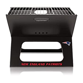 NFL New England Patriots Portable Collapsible Charcoal X-Grill