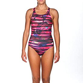 【中古】【輸入品・未使用】arena Women's MaxLife Shirley Athletic Thick Strap Racer Back Onepiece Swimsuit%カンマ% Grape Violet%カンマ% Size 28