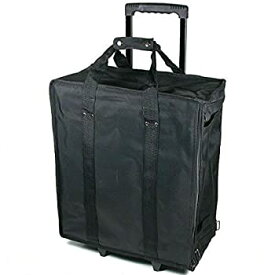 【中古】【輸入品・未使用】Large Jewelry Display Box Black Carrying Case w/Wheels by FindingKing