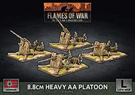 【中古】【輸入品・未使用】Flames of War 後期戦争8.8cm 重い AA 小隊