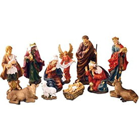 【中古】【輸入品・未使用】聖家族 3人の王と天使 クリスマス キリスト降誕セット 12インチ