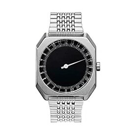 【中古】【輸入品・未使用】slow Jo 02 - スイス製 片手 24時間腕時計 - シルバースチール