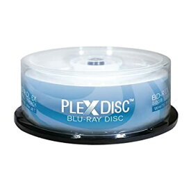 【中古】【輸入品・未使用】PLEXDISC 645-213 50GB 6倍速 Blu-ray ダブルレイヤー ホワイトインクジェット記録可能ディスク BD-R DL 25枚 スピンドル