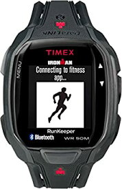 【中古】【輸入品・未使用】Timex Men's Ironman Run TW5K84600 Black Resin Quartz Sport Watch