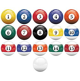 【中古】【輸入品・未使用】16個のリアルな色のビリヤードボール壁デカールステッカー ゲームルームサイン装飾 (12インチ X 12インチ) #6089 貼り付け、取り外しが簡単。