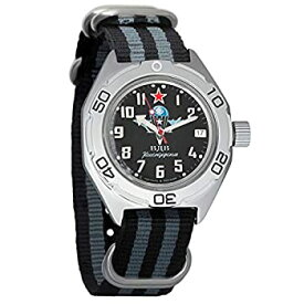 【中古】【輸入品・未使用】Vostok Amphibian自動WR 200?M Airborne Forcesダイヤルメンズ自動巻きAmphibiaケースWrist Watch # 670288