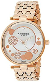 【中古】【輸入品・未使用】[アクリボス XXIV] Akribos XXIV 腕時計 Women's Quartz Stainless Steel Casual Watch%カンマ% Color:Rose Gold-Toned クォーツ AK963RG レディー