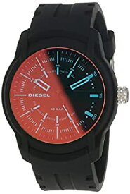 【中古】【輸入品・未使用】Diesel Watches Armbar シリコーン腕時計 One Size ブラック