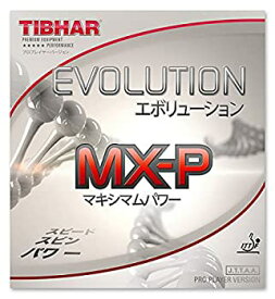 【中古】【輸入品・未使用】Tibhar Evolution MX-P 2.1-2.2 卓球ゴムピンポン(ブラック、2.1-2.2)
