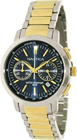 【中古】【輸入品・未使用】Nautica NCT 800クロノグラフツートンステンレススチールMen 's Watch # n23604?m