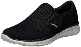 【中古】【輸入品・未使用】Skechers Men's Equalizer Double Play Slip-On Loafer%カンマ%Black/White%カンマ%10 M US