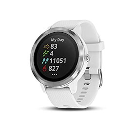 【中古】【輸入品・未使用】[ガーミン]ガルミン vivoactive 3 音楽の GPS スマートウォッチ音楽ストレージと内蔵のスポーツ アプリ[自足] (標準ホワイトとステンレス)