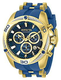 【中古】【輸入品・未使用】Invicta メンズ ボルトクォーツ腕時計 ステンレススチールとシリコンストラップ付き ブルー 50 (モデル:31317)