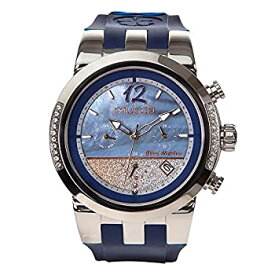 【中古】【輸入品・未使用】[マルコ] MULCO 腕時計 Bluemarine Infinity 2017 Stones in Bezel Blue Silicone Band 日本製クォーツ MW5-4721-043 [並行輸入品]