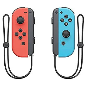 【中古】【輸入品・未使用】Third Party - Manettes Joy-Con Nintendo Switch - droite bleu neon/gauche rouge neon - 0045496430566