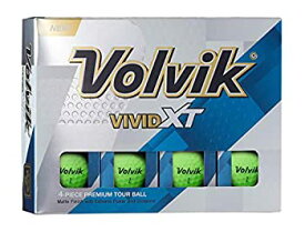 【中古】【輸入品・未使用】Volvik 2017 Vivid XT ゴルフボール 1ダース L
