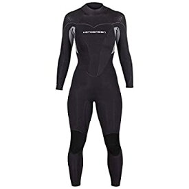 【中古】【輸入品・未使用】レディースThermoprene Proウェットスーツ7?mm Back Zip Fullsuitブラック ブラック