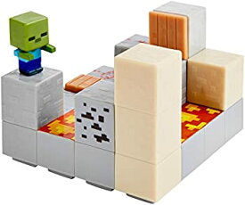 【中古】【輸入品・未使用】マインクラフト ミニフィギュア プレイセット第1弾 ピストンプッシュ