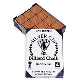 【中古】【輸入品・未使用】(Copper) - Silver Cup Billiard CHALK - ONE DOZEN