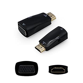 【中古】【輸入品・未使用】ADDON 5 PACK OF HDMI MALE TO VGA FEMALE BLACK ACTIVE ADAPTER：スカイマーケットプラス