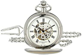 【中古】【輸入品・未使用】Charles-Hubert- Paris Brass Two-Tone Mechanical Double Cover Mechanical Pocket Watch #3819