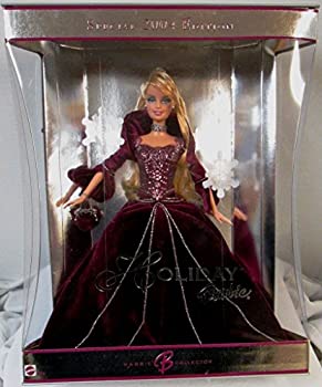 2004 Holiday Barbie Doll Red Velvet Dress Blonde Version [Special Edition] 年末のプロモーション特価！