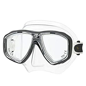 【中古】【輸入品・未使用】(Black) - Tusa Freedom Ceos - snorkelling scuba diving mask adult Corrective lenses compatible (M-212)